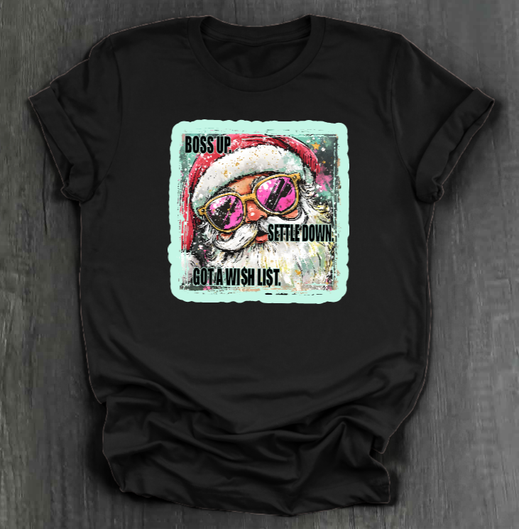 WI$H LI$T SANTA SHIRT