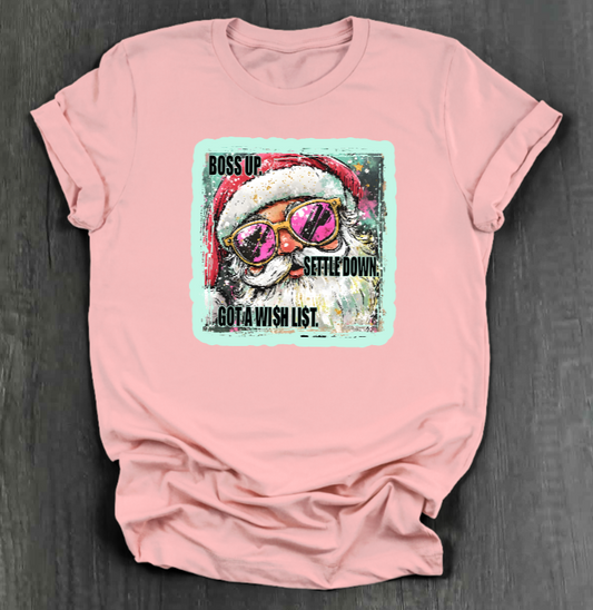 WI$H LI$T SANTA SHIRT