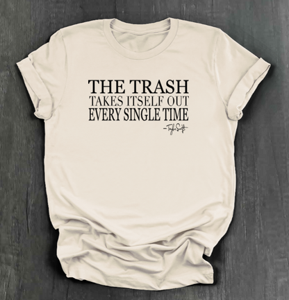 CAMISETA LA BASURA SE SACA SOLA