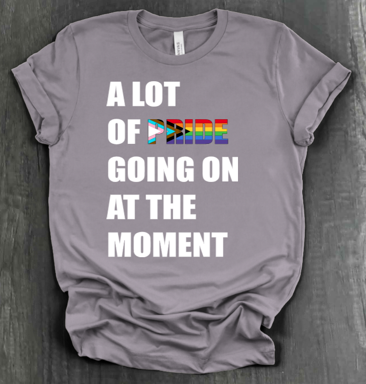 A LOT OF PRIDE GOING ON AT THE MOMENT SHIRT