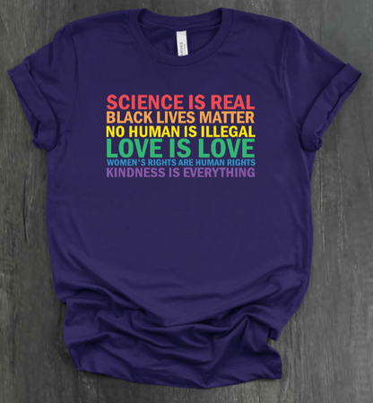 SCIENCE IS REAL SHIRT