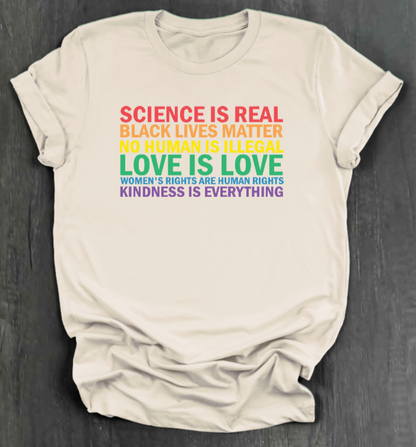 SCIENCE IS REAL SHIRT