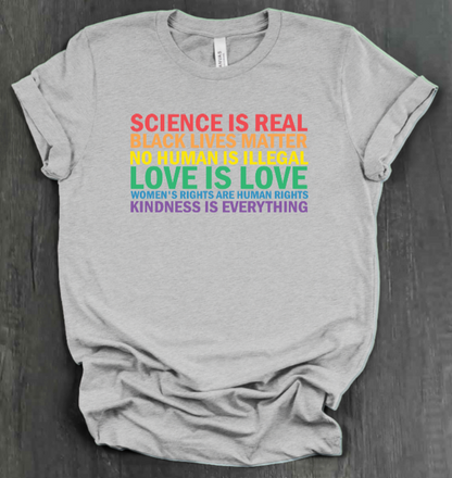 SCIENCE IS REAL SHIRT