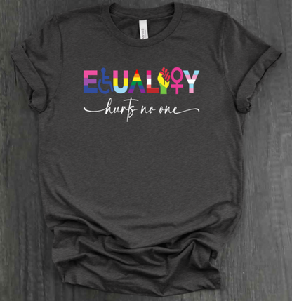 EQUALITY HURTS NO ONE SHIRT