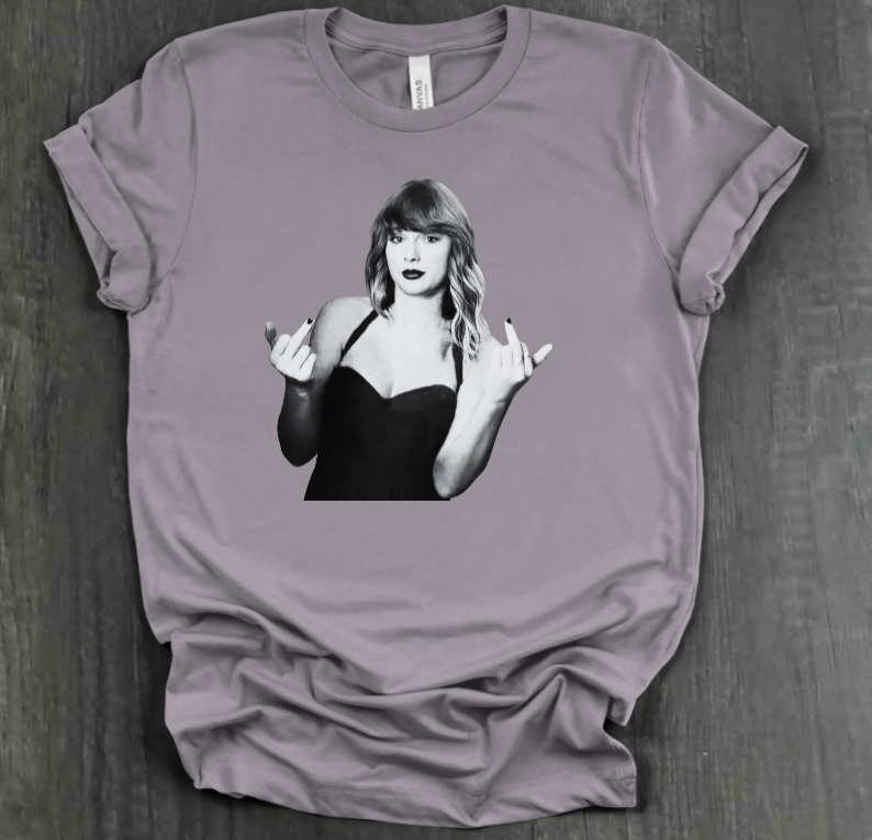 TAYLOR MIDDLE FINGER SHIRT