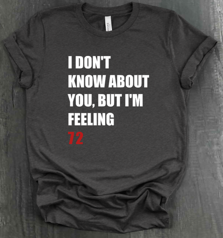 I DON'T KNOW ABOUT YOU BUT I'M FEELING (X)2 SHIRT