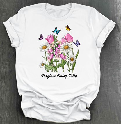 FOXGLOVE DAISY TULIP SHIRT