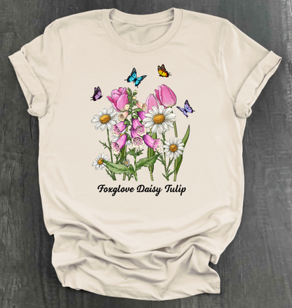 FOXGLOVE DAISY TULIP SHIRT