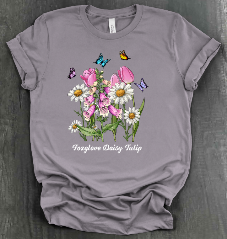 FOXGLOVE DAISY TULIP SHIRT