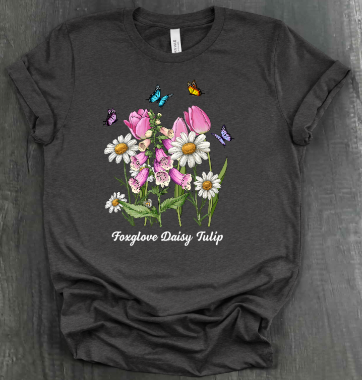 FOXGLOVE DAISY TULIP SHIRT