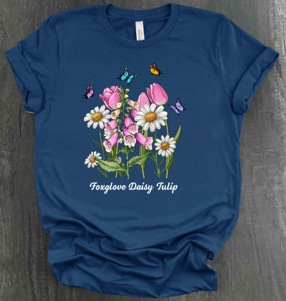 FOXGLOVE DAISY TULIP SHIRT