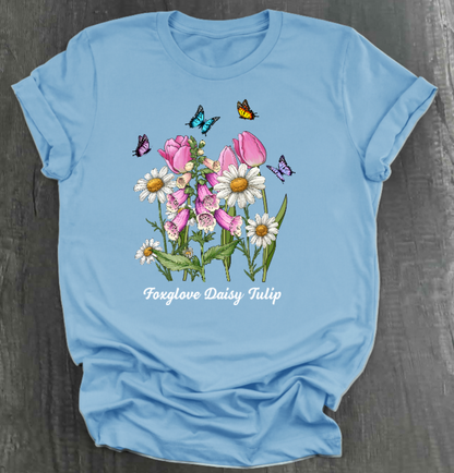 FOXGLOVE DAISY TULIP SHIRT