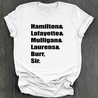 HAMILTON &....BURR, SIR. SHIRT