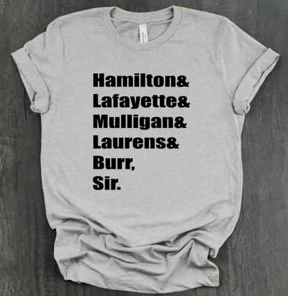 HAMILTON &....BURR, SIR. SHIRT