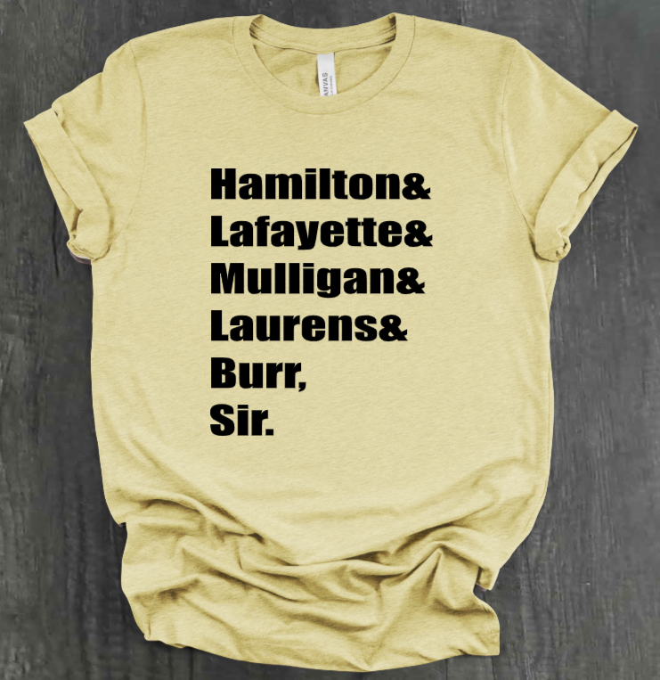 HAMILTON &....BURR, SIR. SHIRT
