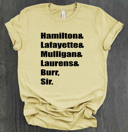 HAMILTON &....BURR, SIR. SHIRT