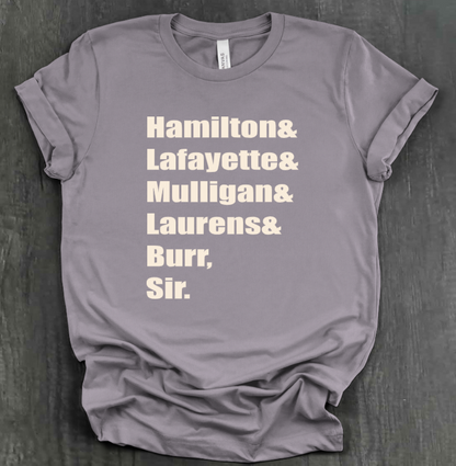HAMILTON &....BURR, SIR. SHIRT