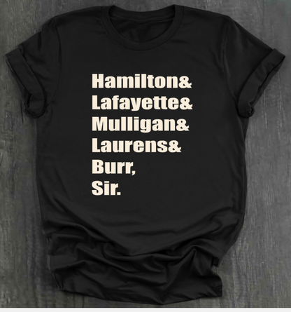 HAMILTON &....BURR, SIR. SHIRT
