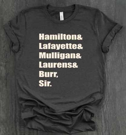 HAMILTON &....BURR, SIR. SHIRT