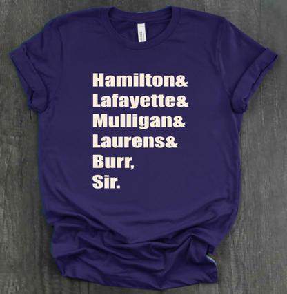HAMILTON &....BURR, SIR. SHIRT