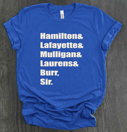 HAMILTON &....BURR, SIR. SHIRT