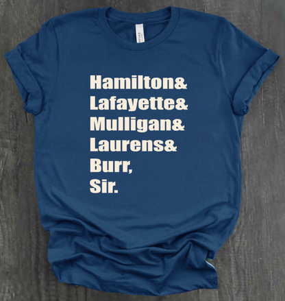 HAMILTON &....BURR, SIR. SHIRT