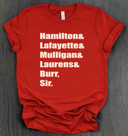HAMILTON &....BURR, SIR. SHIRT