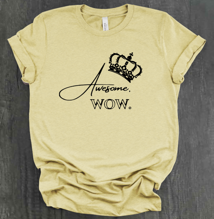 AWESOME. WOW. SHIRT
