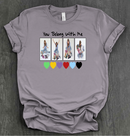 YOU BELONG WITH ME SHIRT