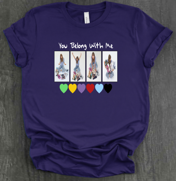 YOU BELONG WITH ME SHIRT