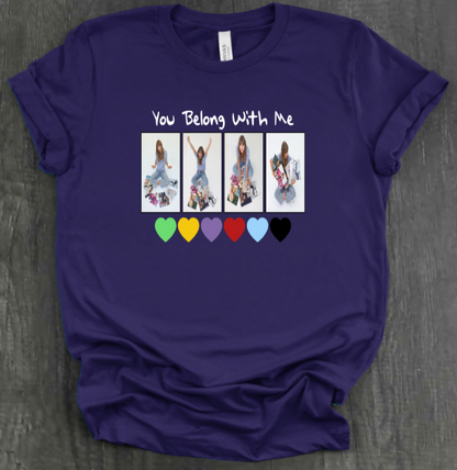 YOU BELONG WITH ME SHIRT