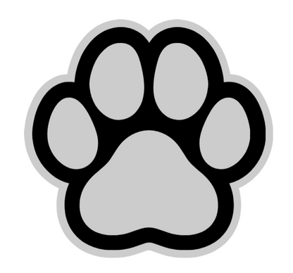 PAW PRINT DECAL