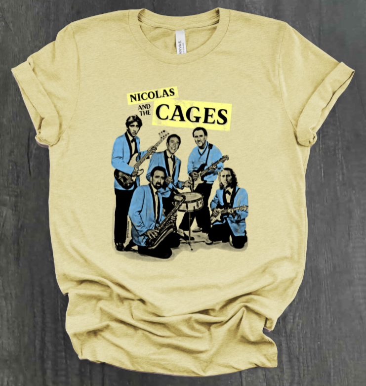 NICOLAS AND THE CAGES SHIRT