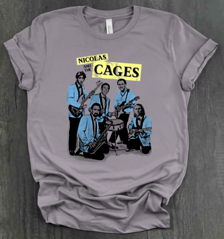 NICOLAS AND THE CAGES SHIRT