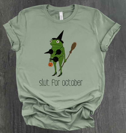 SLUT FOR OCTOBER SHIRT
