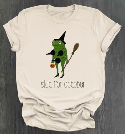 SLUT FOR OCTOBER SHIRT