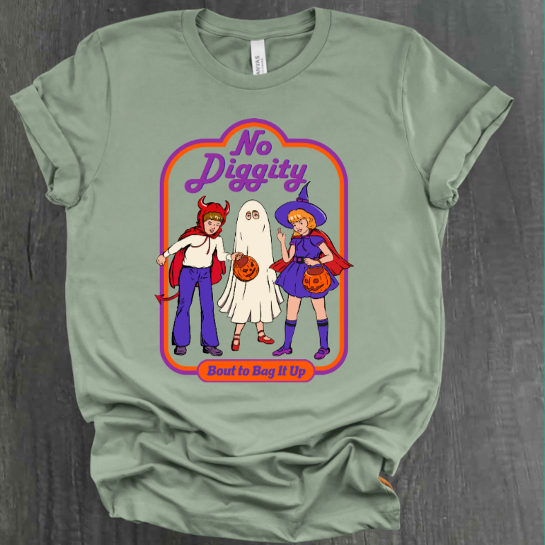 NO DIGGITY HALLOWEEN SHIRT