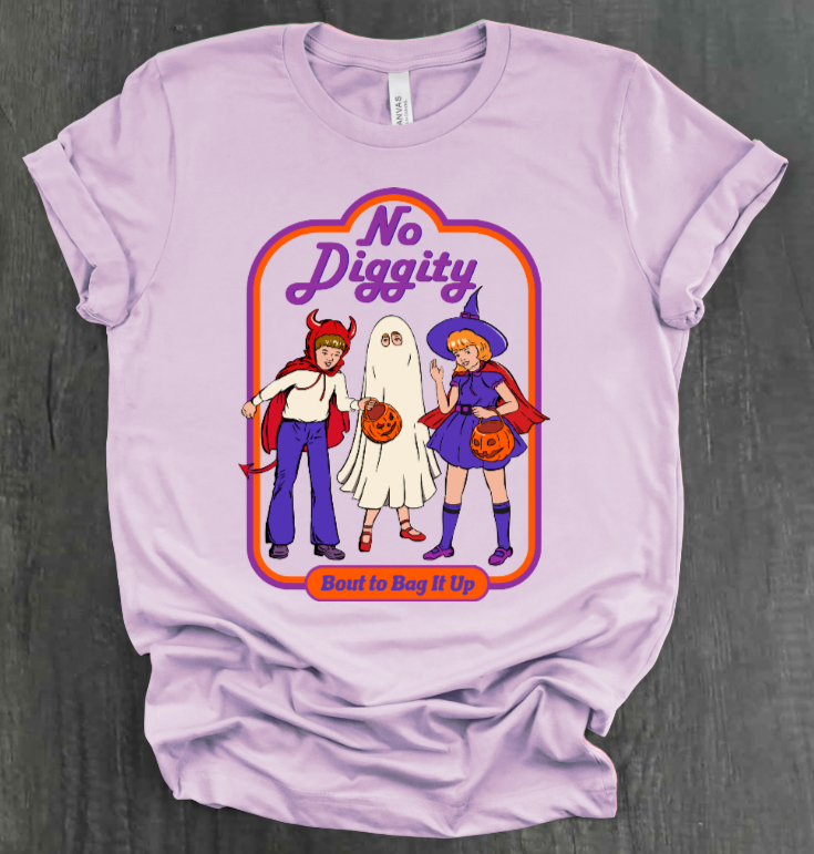 NO DIGGITY HALLOWEEN SHIRT