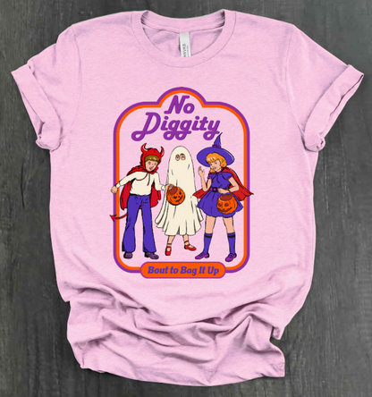 NO DIGGITY HALLOWEEN SHIRT