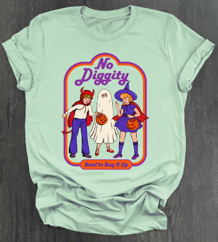 NO DIGGITY HALLOWEEN SHIRT