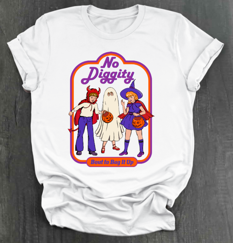 NO DIGGITY HALLOWEEN SHIRT