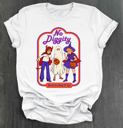 NO DIGGITY HALLOWEEN SHIRT
