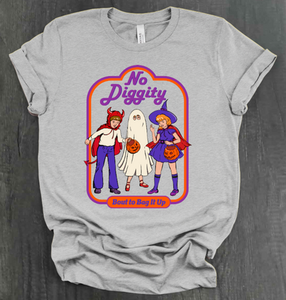 NO DIGGITY HALLOWEEN SHIRT