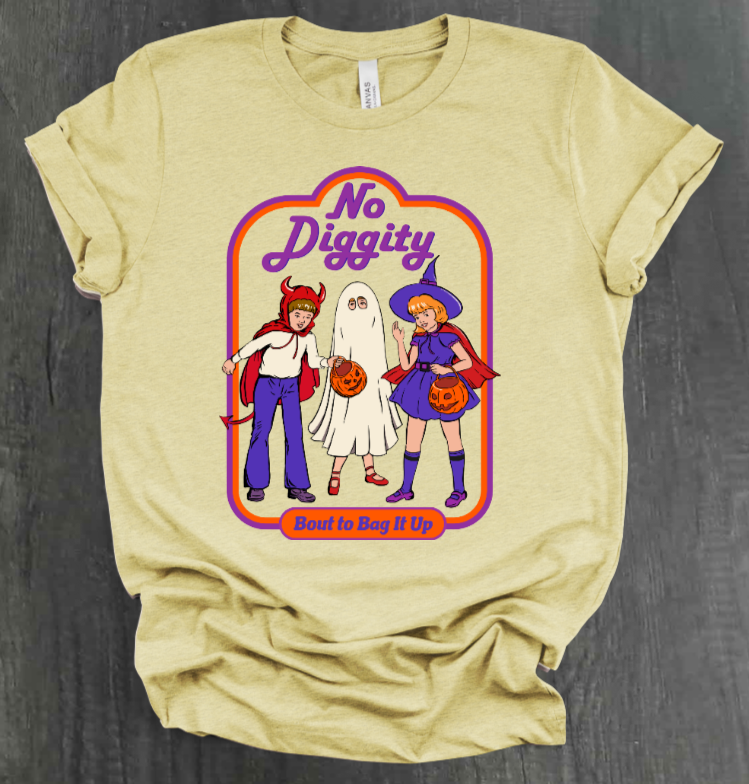 NO DIGGITY HALLOWEEN SHIRT
