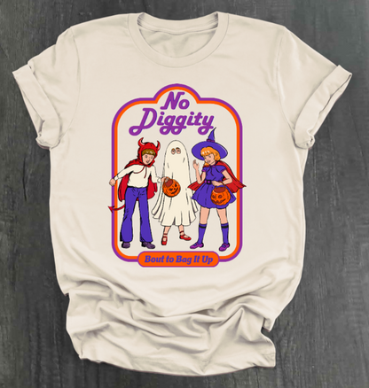 NO DIGGITY HALLOWEEN SHIRT