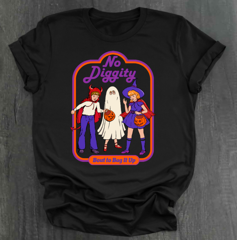 NO DIGGITY HALLOWEEN SHIRT