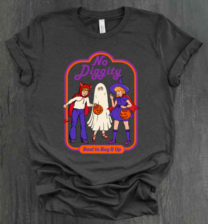 NO DIGGITY HALLOWEEN SHIRT
