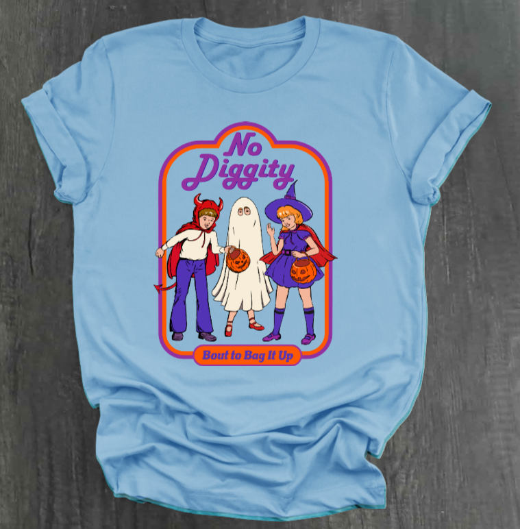 NO DIGGITY HALLOWEEN SHIRT