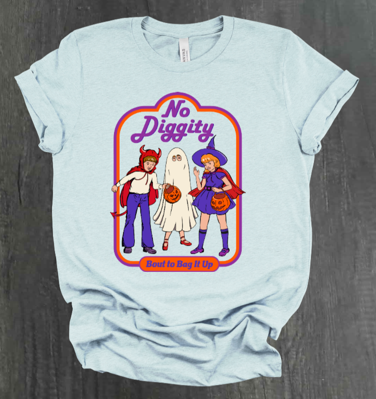 NO DIGGITY HALLOWEEN SHIRT