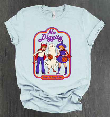 NO DIGGITY HALLOWEEN SHIRT